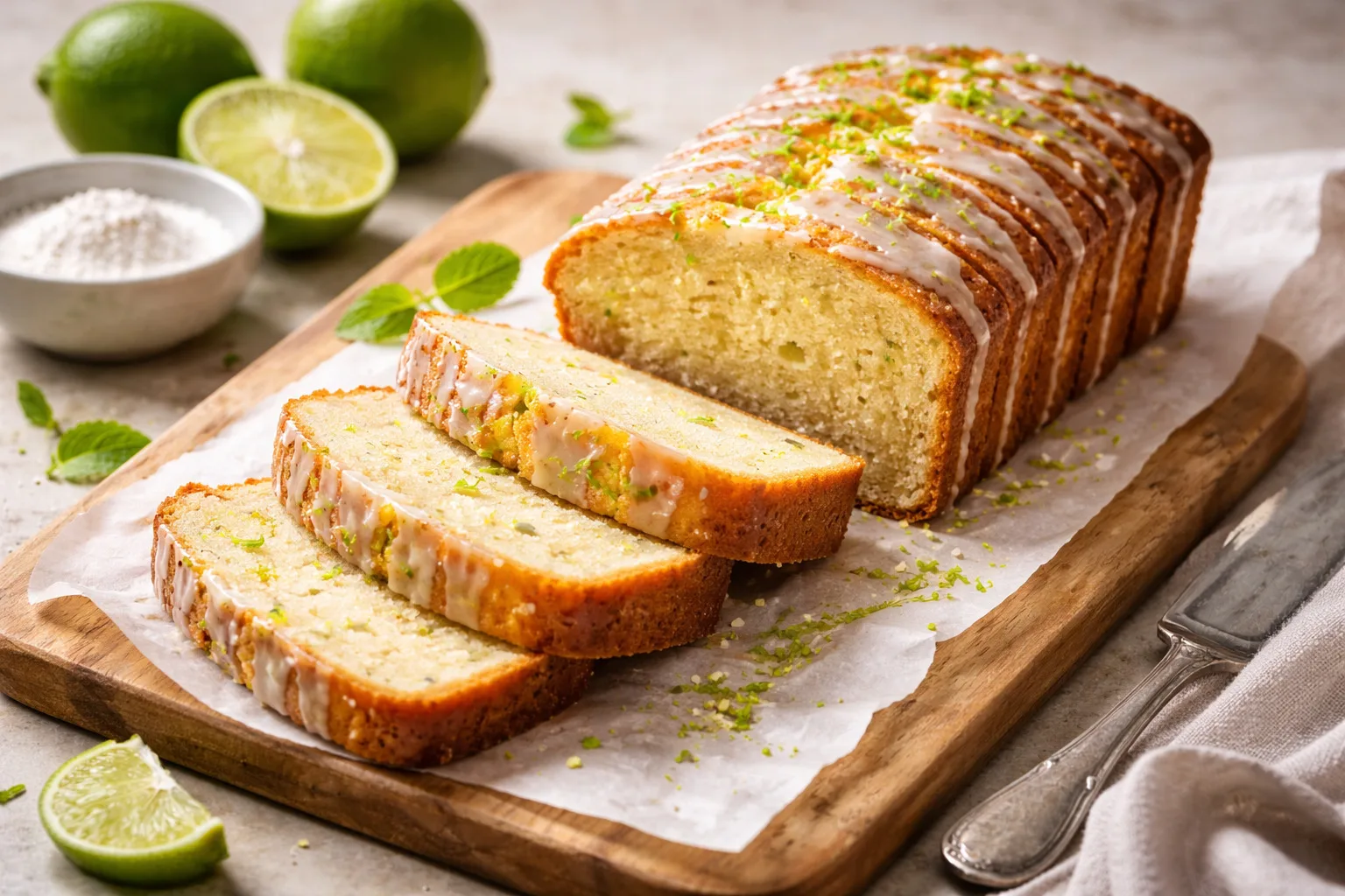 Babka ucierana low carb z limonką