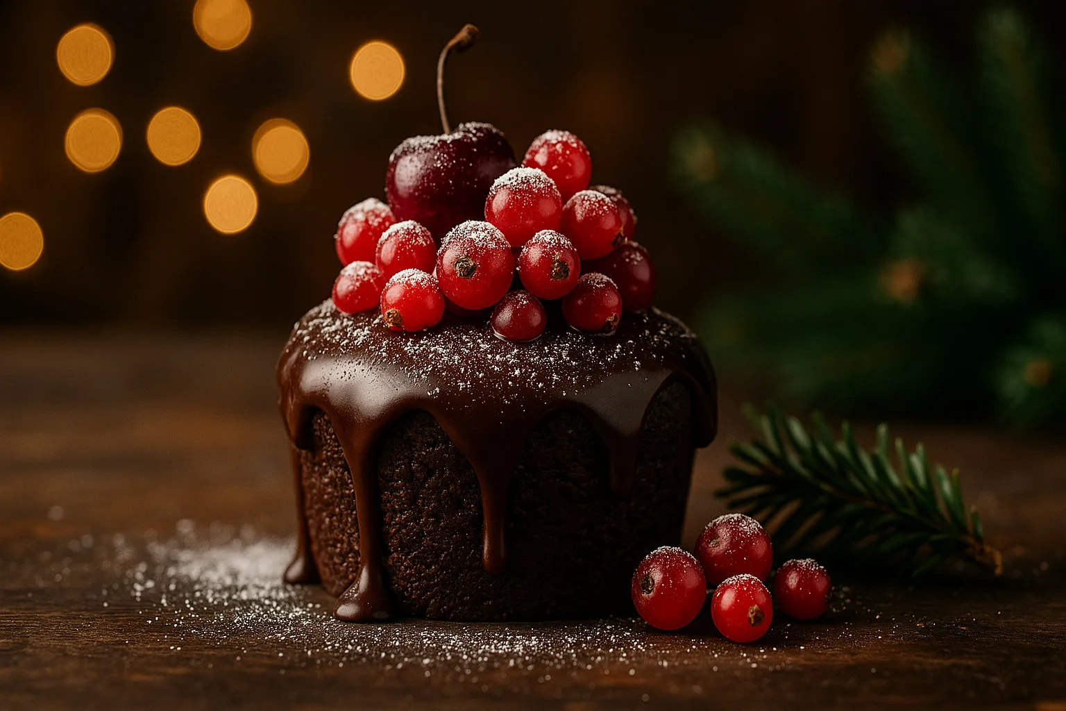Mocno czekoladowa babeczka low carb