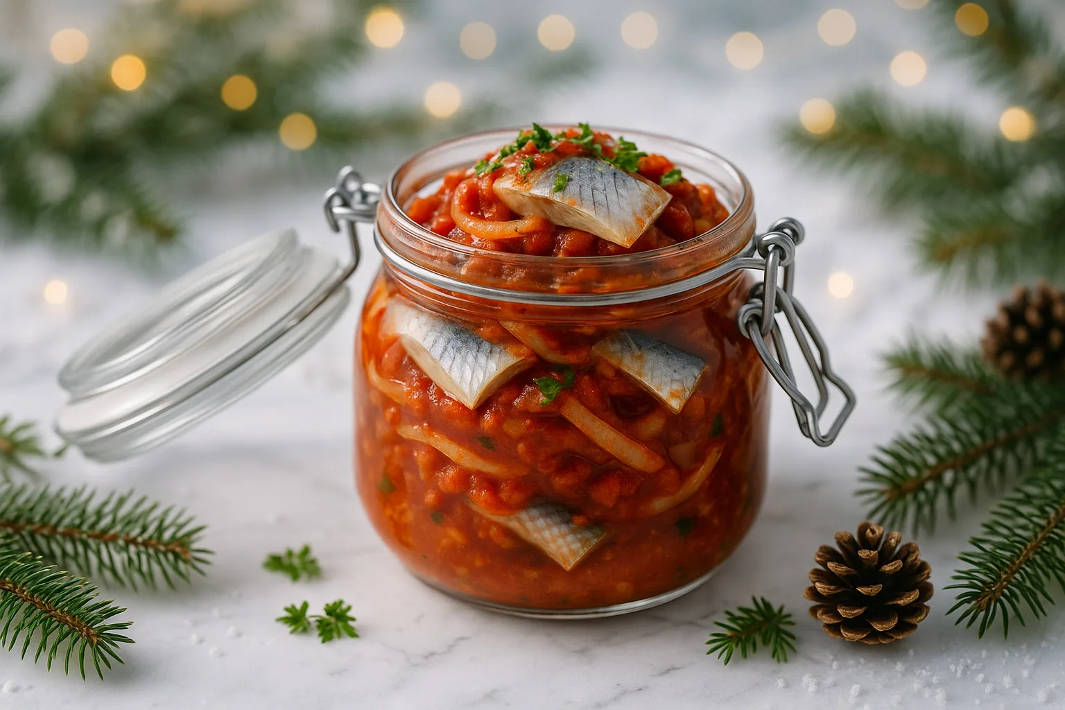 Śledzie w pomidorach – klasyka w wersji low carb