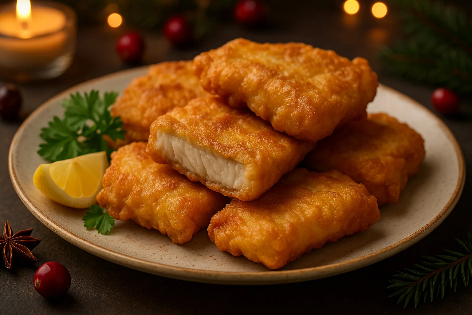 Karp smażony low carb w cieście – chrupiący klasyk na świątecznym stole