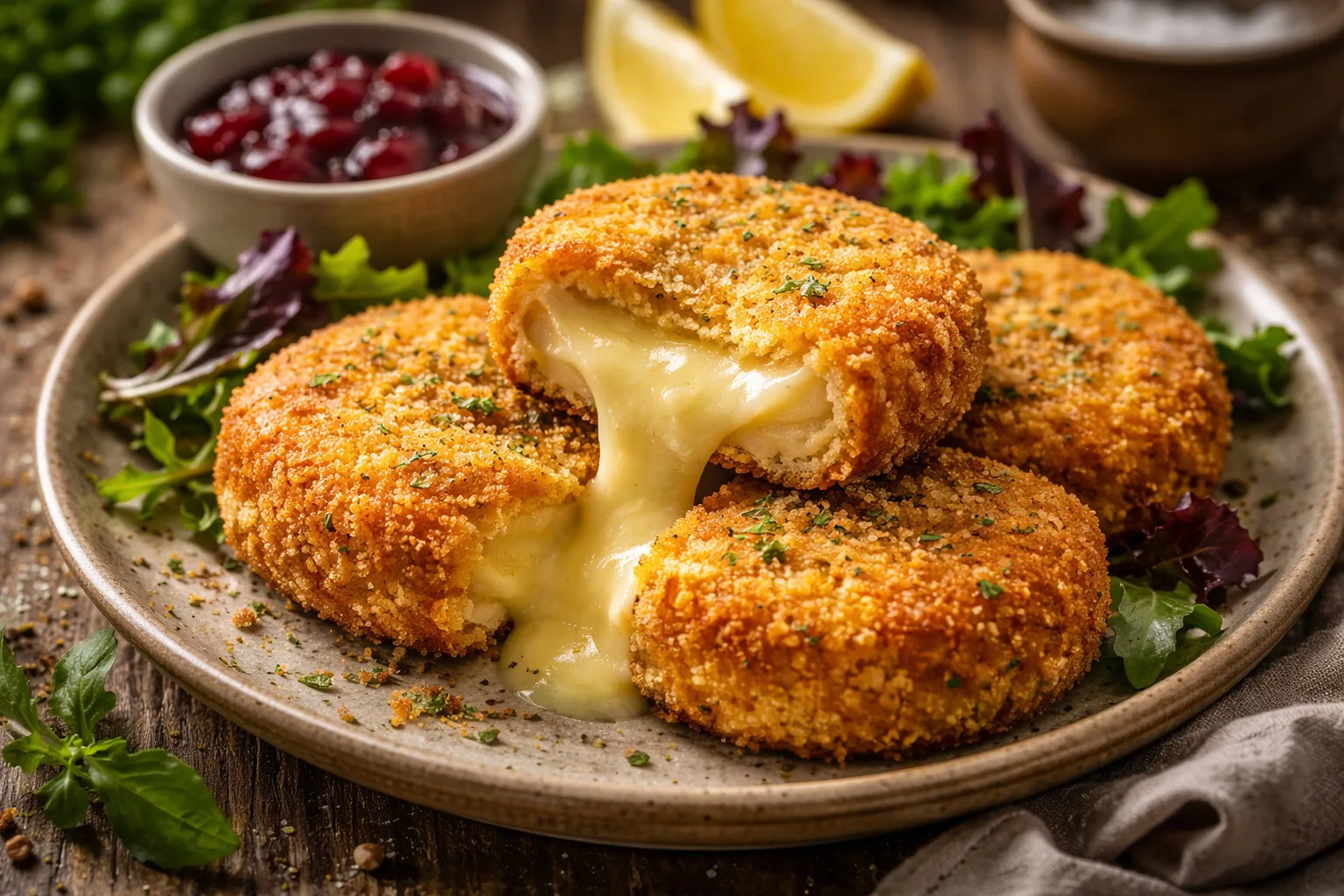 Camembert w panierce low carb – chrupiący klasyk bez bułki tartej