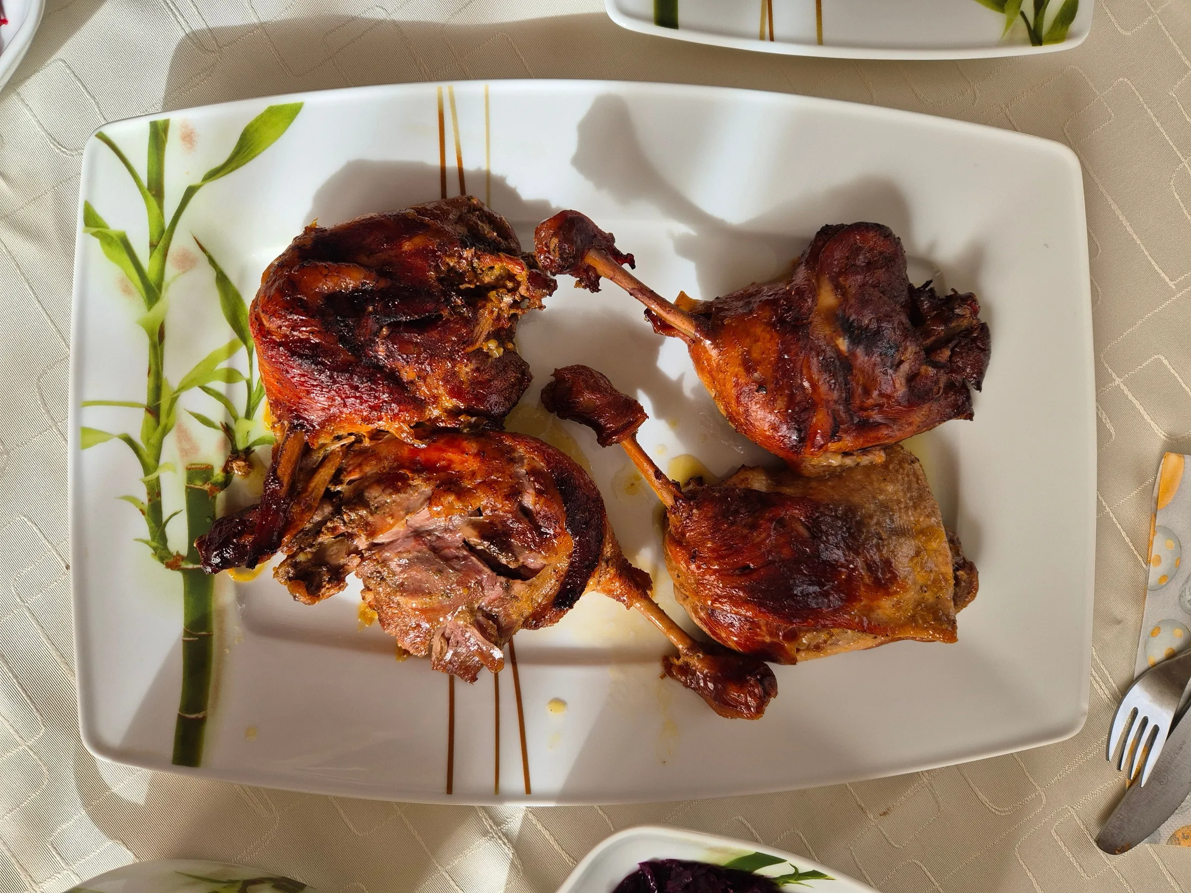 Pieczona kaczka w sosie śliwkowym wersja low carb