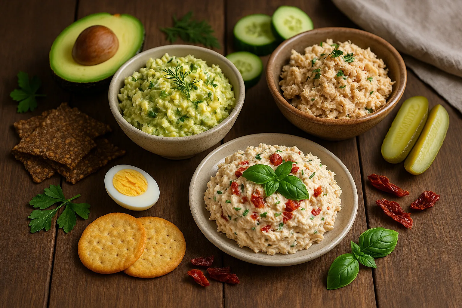 Pastoteka Low carb — trzy szybkie pasty, które ratują głodne dni