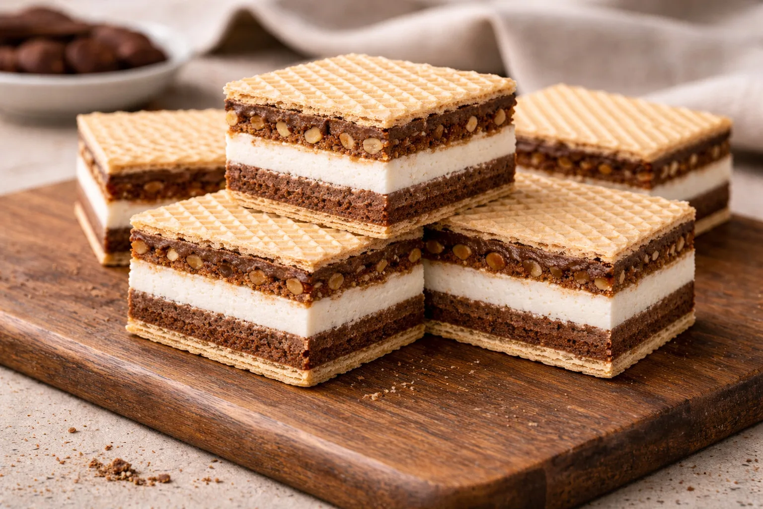 Knoppers low carb – chrupiąca kanapka z kremem bez cukru